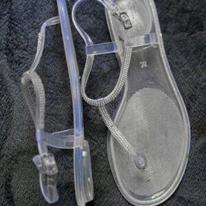 Clear Thong sandals